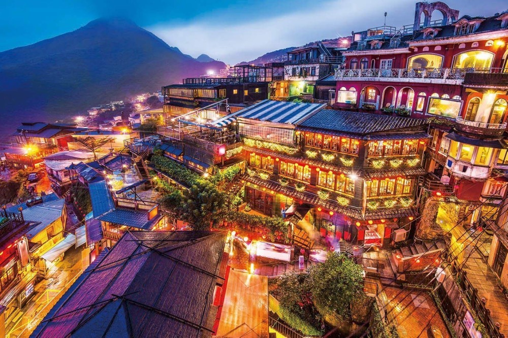 エポック社 ジグソーパズル 世界の風景 九份の夜景－台湾 1000ピース