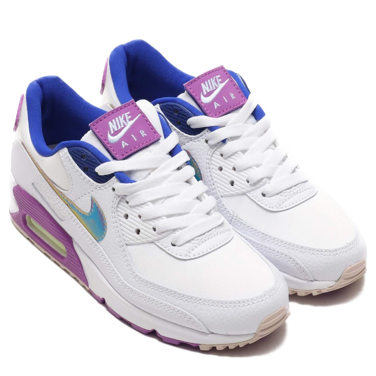 Nike エア マックス 90 Se Cj0623 100 ホワイト 星云紫 ベアリーボルト マルチカラー エア マックス エア マックス 90 レディーススニーカー 最安値 価格比較 Yahoo ショッピング 口コミ 評判からも探せる