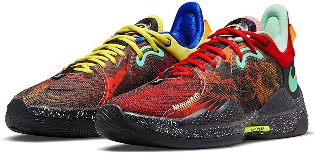 NIKE PG 5 EP "MISMATCHED MULTI" CW3146006 （ブラック/ユニバーシティレッド/イエローストライク