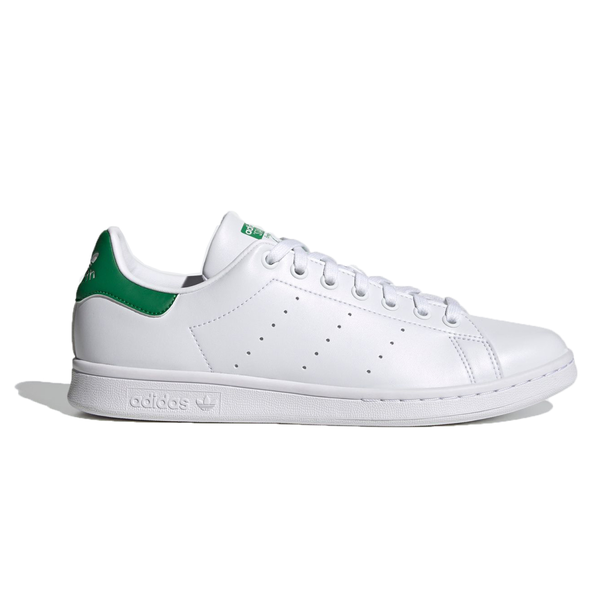 adidas all white with green