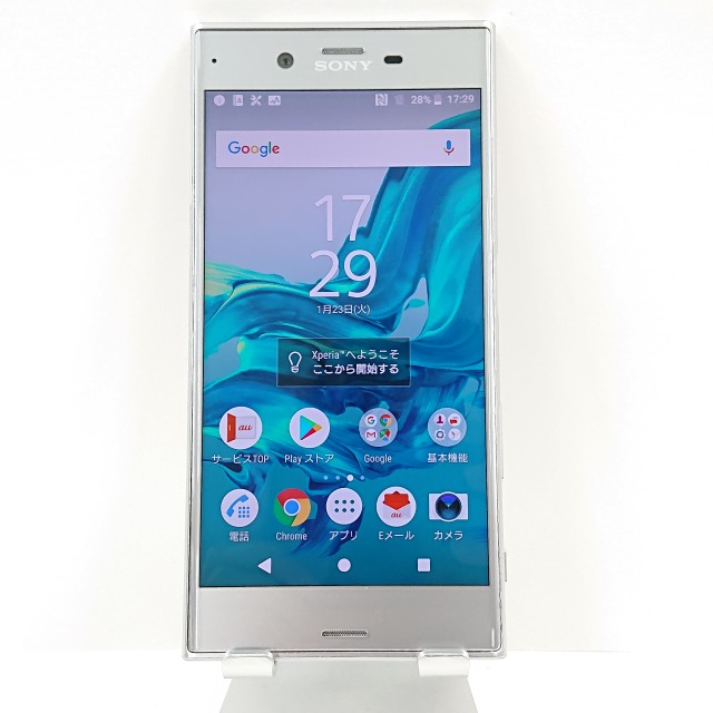 SONY Xperia XZ SOV34 5.2インチ メモリー3GB ストレージ32GB プラチナ