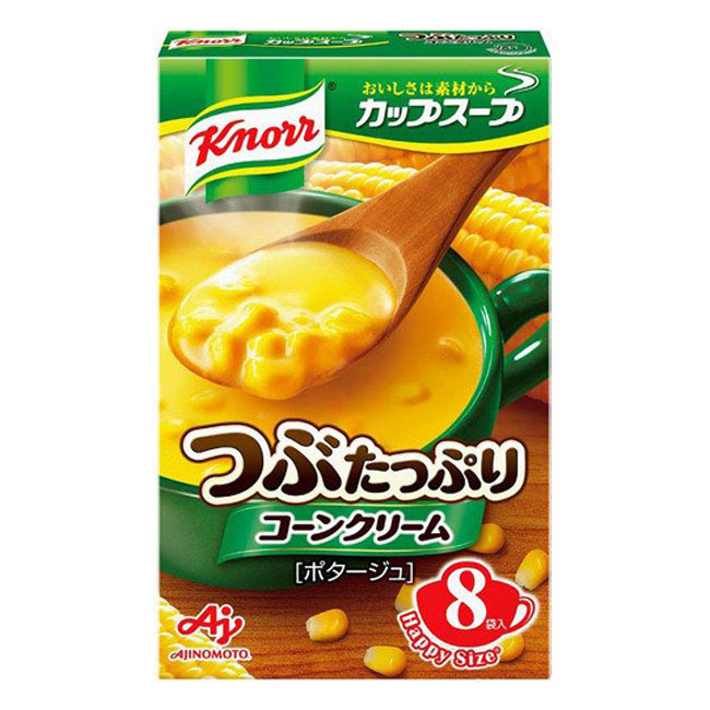 AJINOMOTO クノール カップスープ つぶたっぷりコーンクリーム 128.8g（8食入）×1個 クノール スープの商品画像