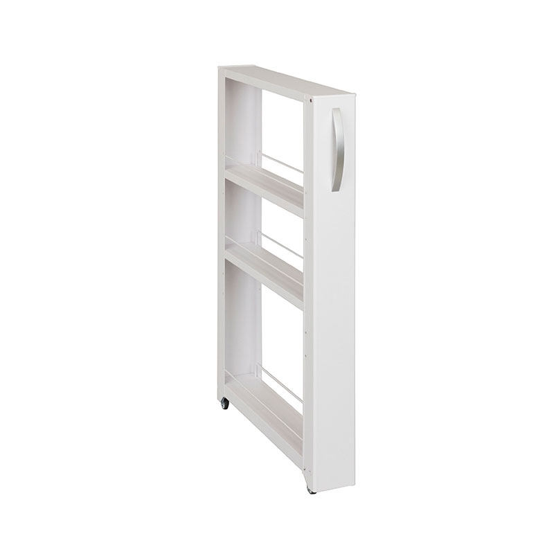 トールワゴン W106×D577×H854mm NWL-100（ホワイト）の商品画像