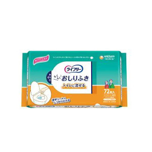 [ outlet ]4903111538737lai free comfortably pre-moist wipes toilet ....72 sheets insertion * with translation, package . wrinkle exist case equipped 