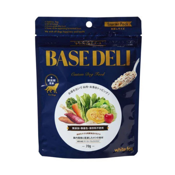 white fox white fox BASE DELI 70g ドッグフード ドライフードの商品画像
