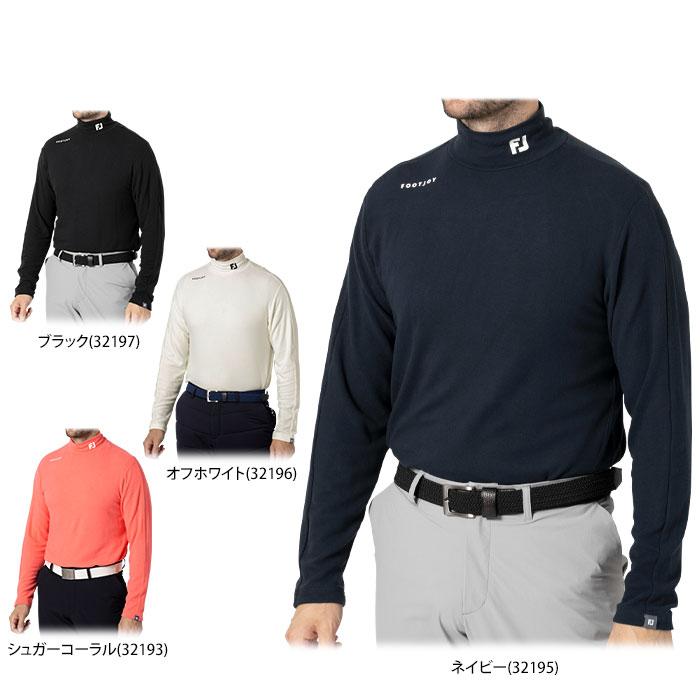 フットジョイ 起毛ストレッチ 長袖モックネックシャツ FJ-F24-S08の商品画像
