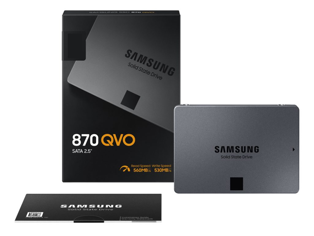 MZ-77Q4T0B/IT ［SAMSUNG 870 QVO 2.5インチ 7mm SATA 4TB］の商品画像