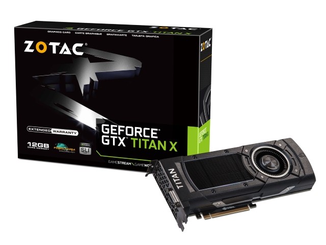 ZOTAC製グラボ　GeForce GTX TITAN　ZT-90401-10P ZOTAC ZT-90401-10P ［ZOTAC GeForce GTX TITAN X］ グラフィック