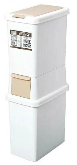 2段分別ダストボックス41 228178 （ベージュ）