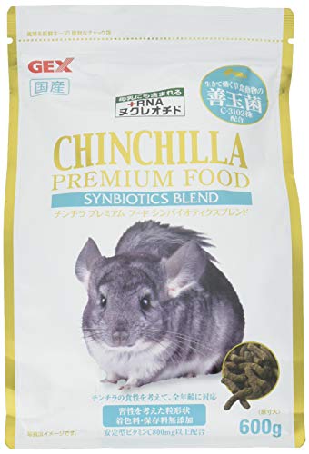 GEX チンチラプレミアムフード シンバイオティクスブレンド 600g×1個の商品画像