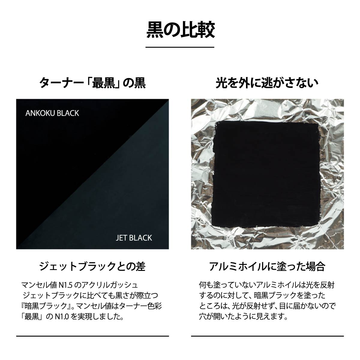  turner acrylic fiber gouache 40ml darkness black most black disappears . is seen ... black .ANKOKU BLACK dark as with deep black 