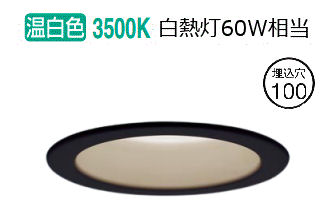 温白色 / ブラックつや消し