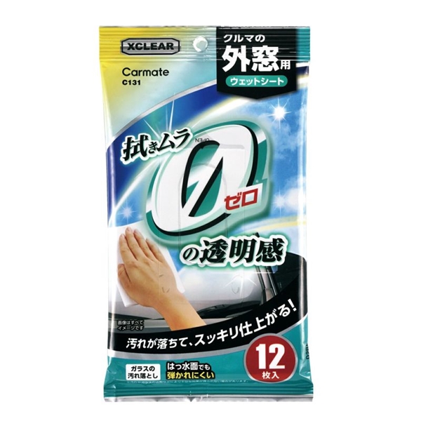 カーメイト CARMATE エクスクリア 外窓用ウェットシート 12枚入 C131の商品画像