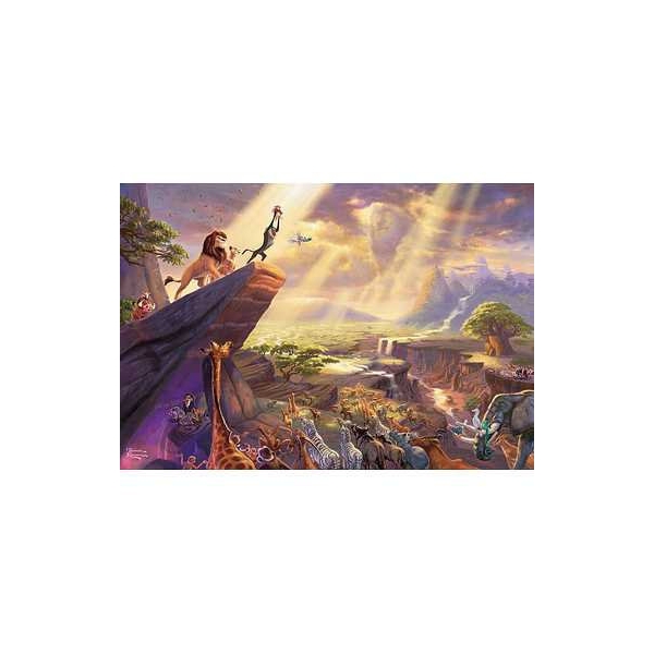 テンヨー ジグソーパズル Thomas Kinkade ライオンキング The Lion