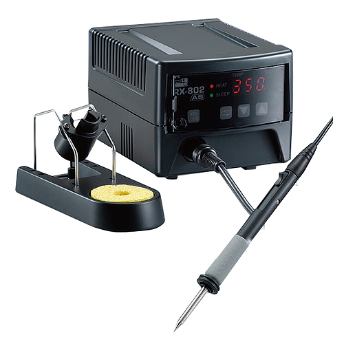 鉛フリーはんだ対応ステーション型温調はんだこて RX-802ASの商品画像