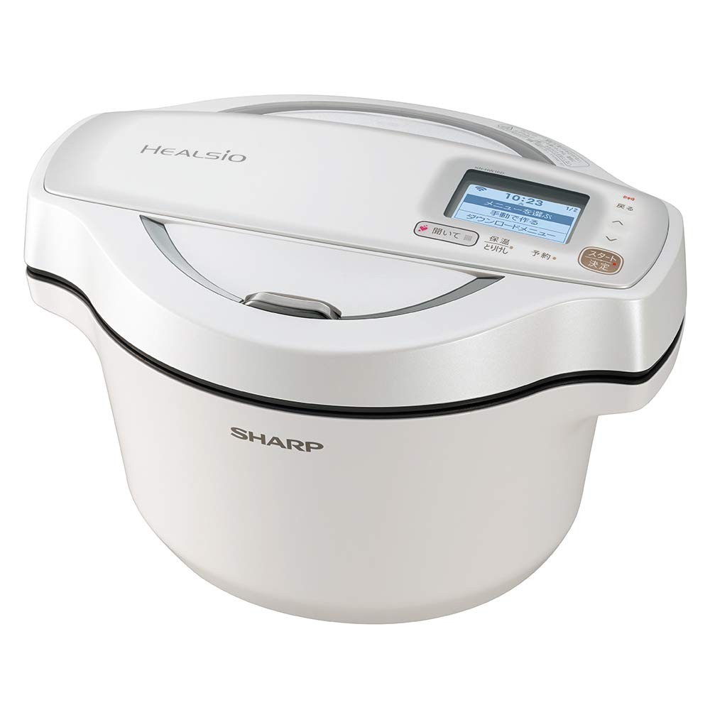 SHARP ヘルシオ ホットクック 2018年製 水なし自動調理器 KN-HW16D 1.6 