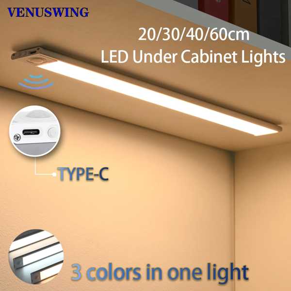  супер тонкий LED motion сенсор свет буфет шкаф буфет для беспроводной освещение 20/30/40/60cm