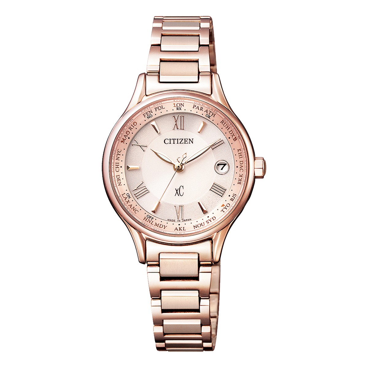 Citizen Xc クロスシー ティタニアライン ハッピーフライト エコ ドライブ電波時計 ワールドタイム Ec1164 53w サクラピンク Xc レディースウォッチ 最安値 価格比較 Yahoo ショッピング 口コミ 評判からも探せる