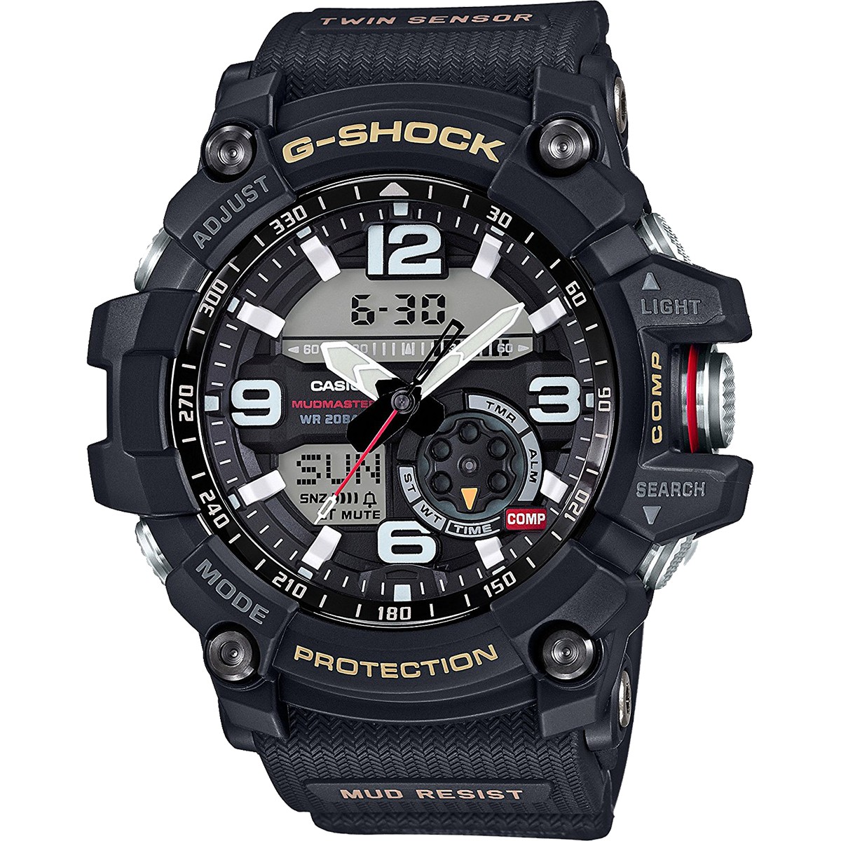 カシオ 逆輸入 海外モデル G-SHOCK MUDMASTER GG-1000-1A（BKラバー） メンズウォッチの商品画像