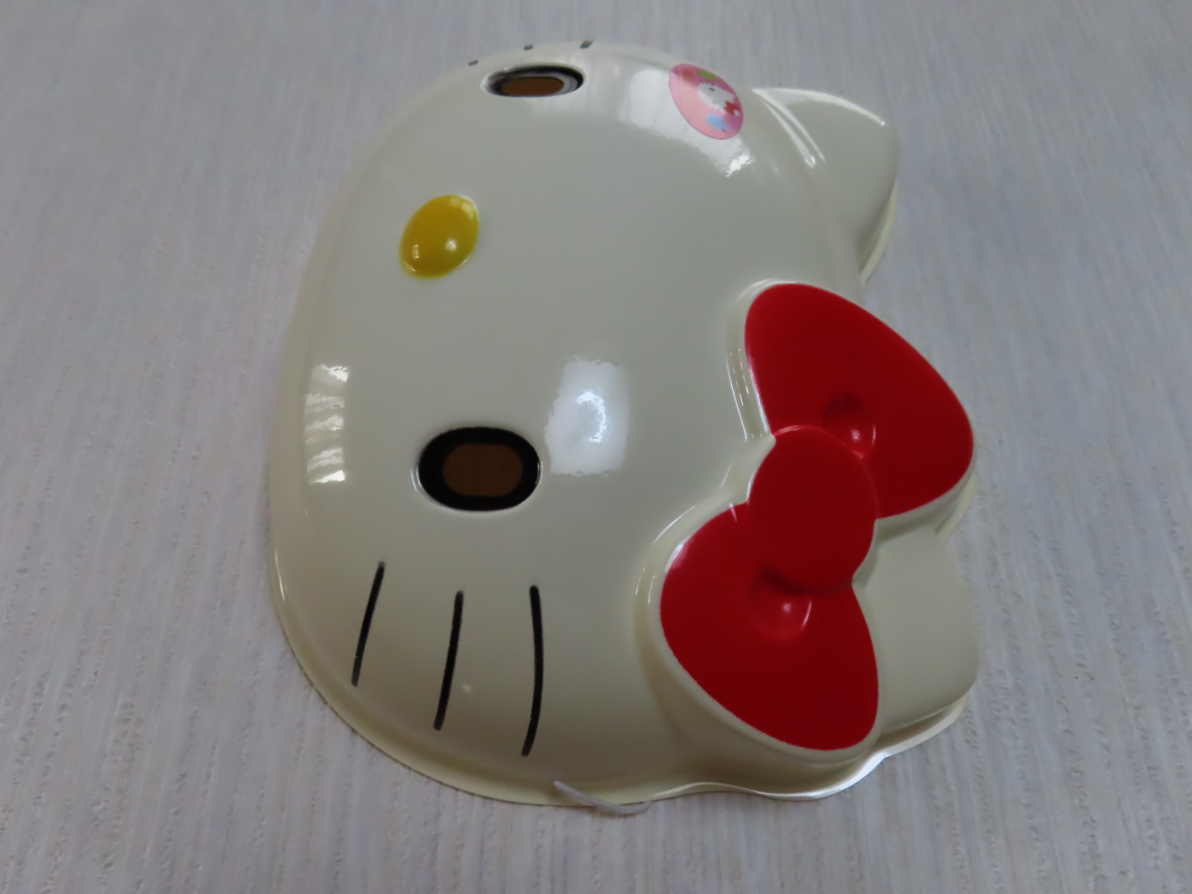  маска Hello Kitty красный лента Kitty 2007 год долгосрочное хранение выцветание выгоревший на солнце участок ki чай Kitty Sanrio sanrio...