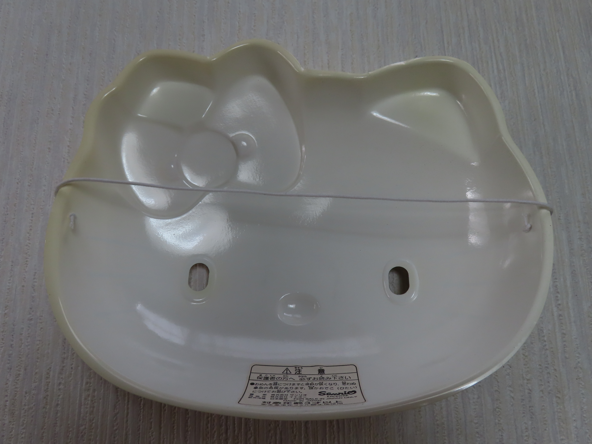  маска Hello Kitty красный лента Kitty 2007 год долгосрочное хранение выцветание выгоревший на солнце участок ki чай Kitty Sanrio sanrio...
