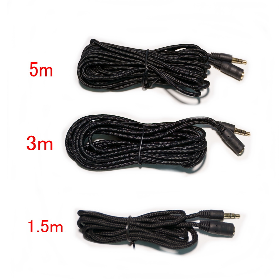  earphone extender cable 1.5M headphone extender cable 