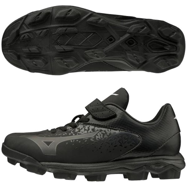 ミズノ ウエーブセレクトナインJr. 11GP1925 00 （ブラック×ブラック）の商品画像