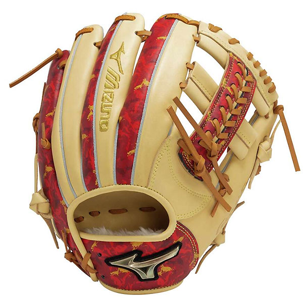 グローバルエリート HSelection SIGNA プリントデザイン 内野手 右投 （ブロンド×B1） 1AJGR31413 80B1の商品画像