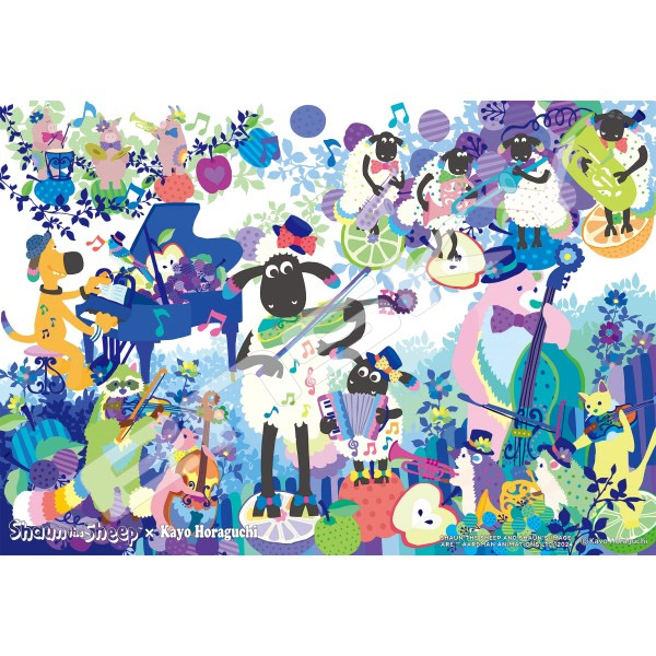ジグソーパズル ひつじのショーン×ホラグチカヨ Shaun the Sheep × Kayo Horaguchi （2） 1000ピース 1000T-522の商品画像