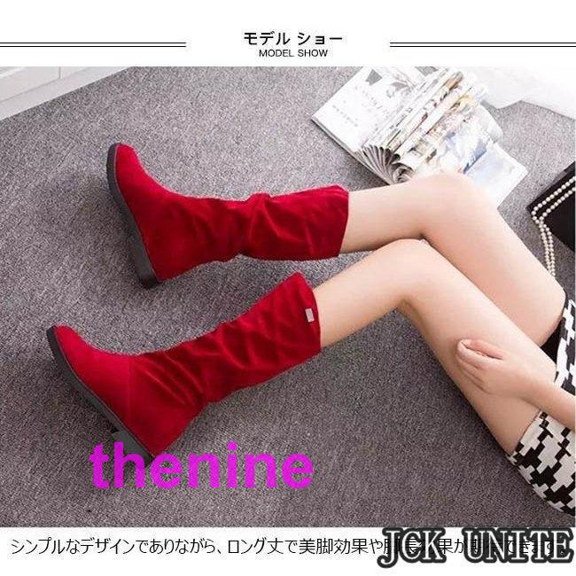  reverse side boa long boots lady's mouton boots suede style low heel shoes shoes autumn winter spring 2020 autumn winter new work 