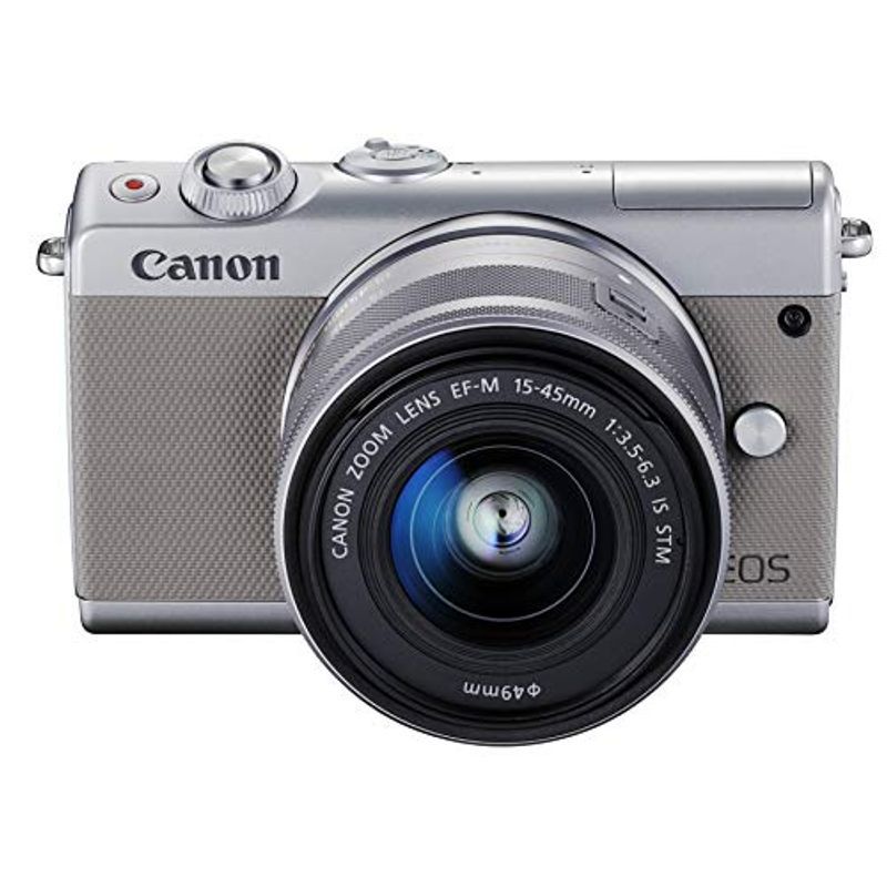 キヤノン EOS M100 EF-M15-45 IS STM レンズキット（グレー） ミラーレス一眼カメラの商品画像