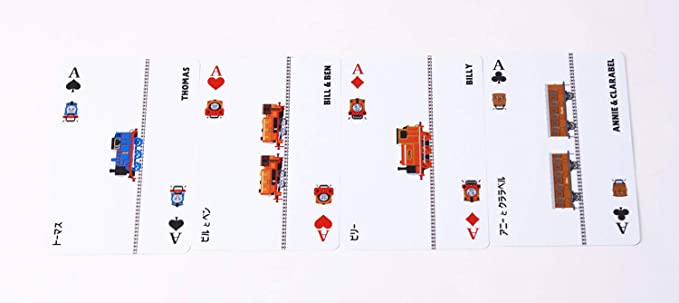  Thomas the Tank Engine plastic playing cards card family ... present .... in the case steam locomotiv for children Kids party Point ..