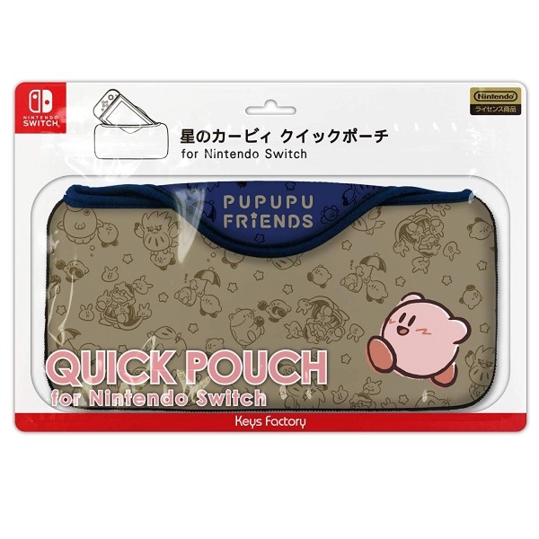 キーズファクトリー 星のカービィ クイックポーチ for Nintendo Switch PUPUPU FRIENDS CQP-005-4 Nintendo Switch用カバー、ケースの商品画像