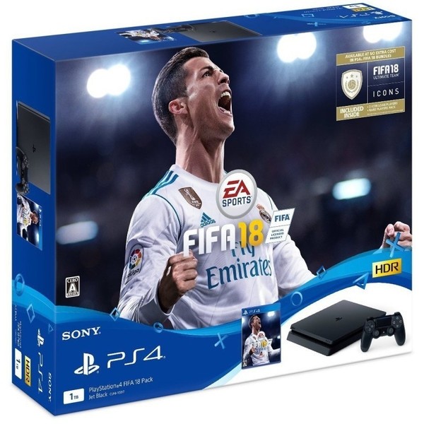 PlayStation - (本体)プレイステーション4 PlayStation4 FIFA 18 Pack(CUHJ-10017) ソニー・インタラクティブエンタテインメント ソニー・インタラクティブエンタテインメント FIFA 18 Pack CUHJ