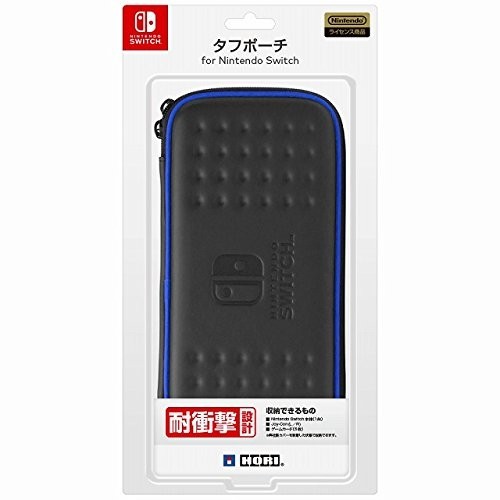 ホリ タフポーチ for Nintendo Switch ブラック×ブルー Nintendo Switch用カバー、ケースの商品画像