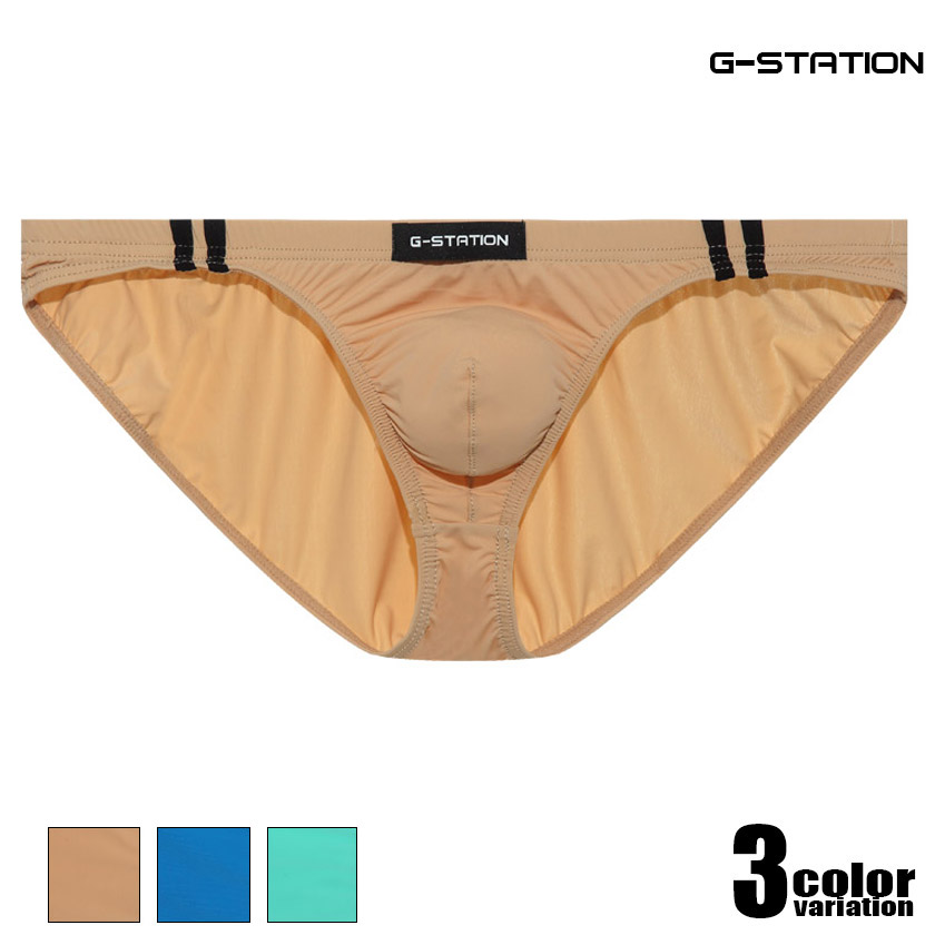  bikini Brief G-Stationji- station Ms gold .. swimsuit manner bikini full back man underwear solid sewing tag less White Day 