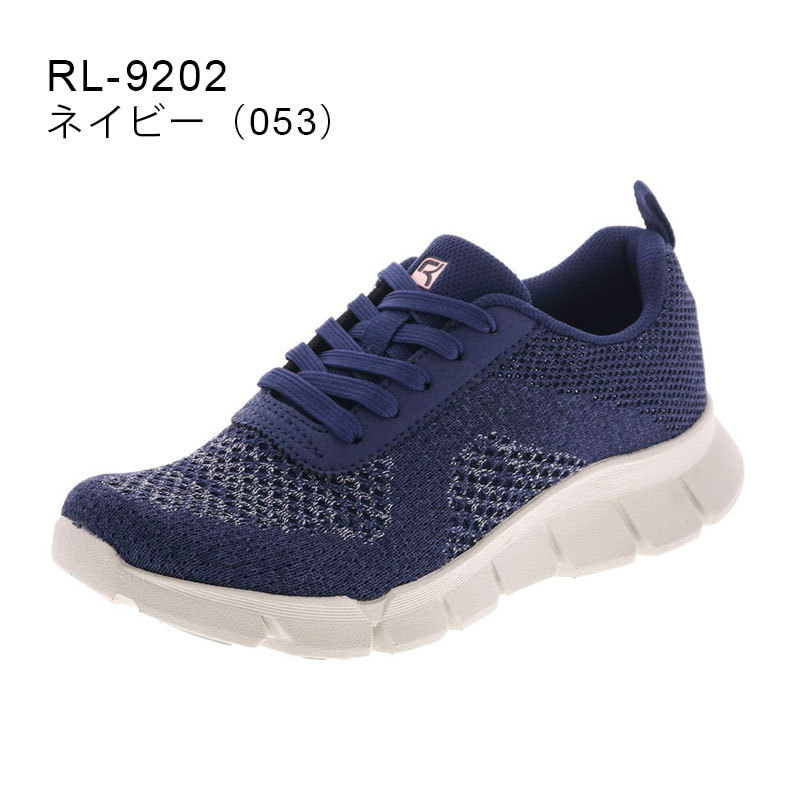 RaKUWaLK Ladies(lak walk дамский ) женский ходьба спортивные туфли шнур модель 4E 22.5-24.5cm RL-9202 Asics коммерческое предприятие 