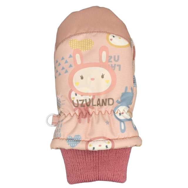 (.. пачка бесплатная доставка ) snow рукавица Kids baby ребенок девочка шнурок имеется обратная сторона боа теплый перчатка защищающий от холода 