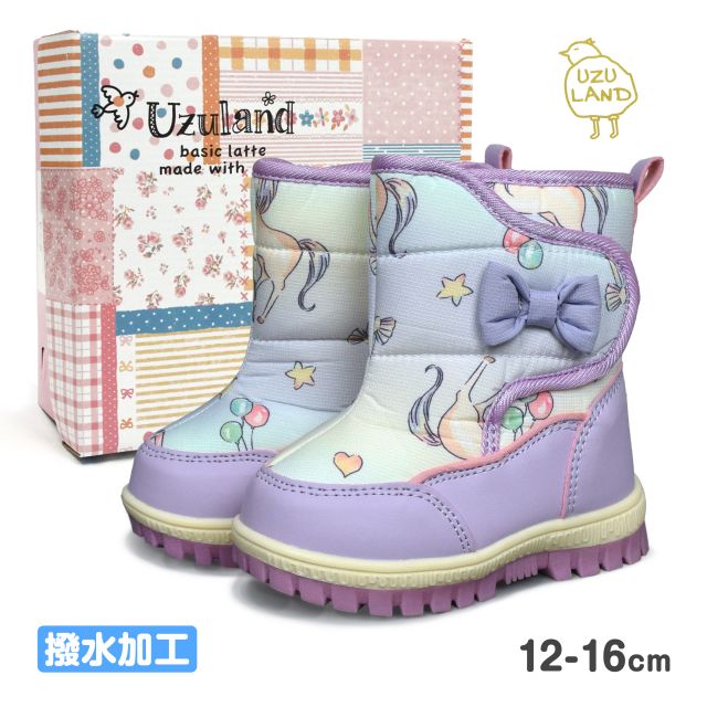  боты Kids baby девочка Unicorn водоотталкивающий защищающий от холода текстильная застёжка 