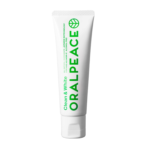 ORALPEACE オーラルピース クリーン＆ホワイト 80g×1本 歯磨き粉の商品画像