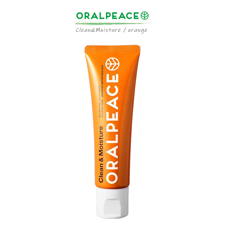 ORALPEACE オーラルピース クリーン＆モイスチュア オレンジ 80g×1本 歯磨き粉の商品画像