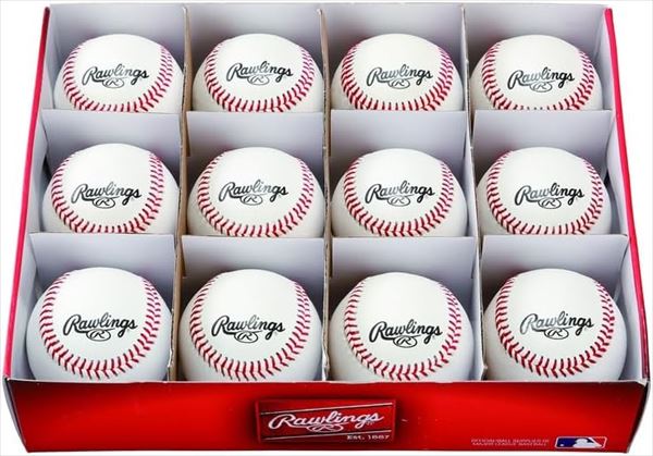Rawlings MLB公式試合球 ROMLB6 （1個） 硬式野球ボール - 最