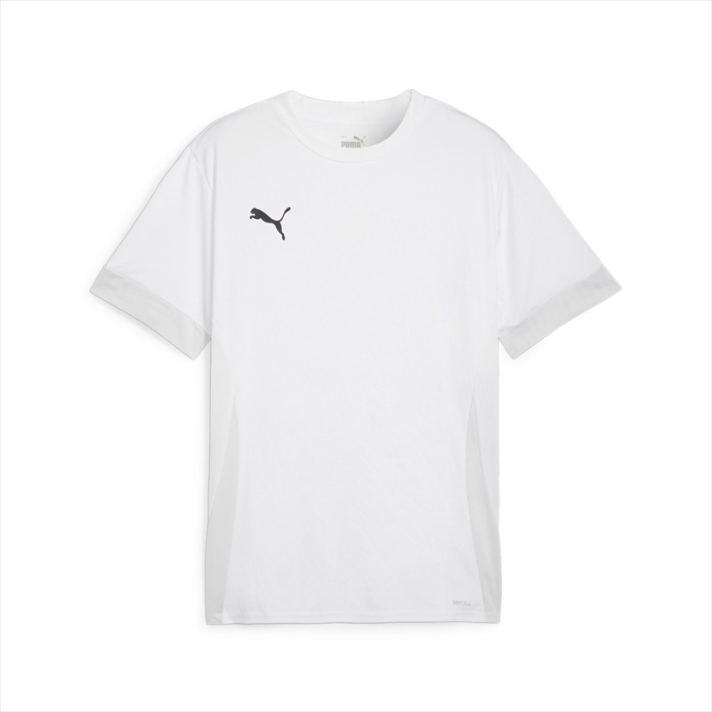 [1 пункт до почтовая доставка возможно ] [puma] Puma teamGOAL игра рубашка (706362)(04) Puma белый / Puma черный / перо серый [ посылать за товар ]