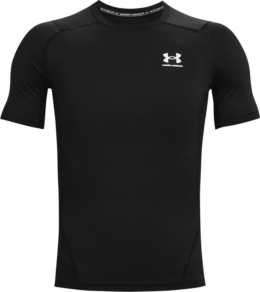 [1 пункт до почтовая доставка возможно ] [UNDER ARMOUR] Under Armor UA нагрев механизм armor - Short рукав (1361518)(001) черный / белый [ посылать за товар ]