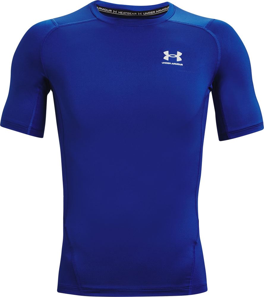 [1 пункт до почтовая доставка возможно ] [UNDER ARMOUR] Under Armor UA нагрев механизм armor - Short рукав (1361518)(400) Royal / белый [ посылать за товар ]