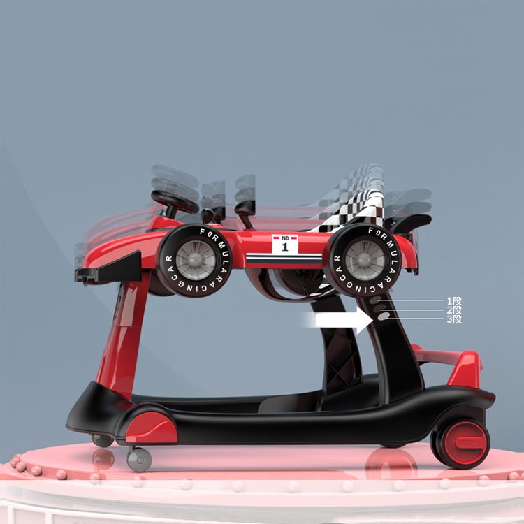 [3way] baby War car baby-walker 3way baby vehicle toy for riding F1 type handcart 3 -step height adjustment possibility Speed . adjustment possibility [ object age ]6 pieces 