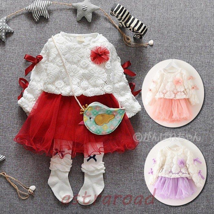 baby One-piece chu-ru One-piece Kids девочка ребенок одежда Junior 2019 весна новый продукт длинный рукав платье 70 80 90 100 симпатичный формальный новорожденный платье лента Корея 