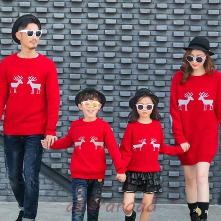  женский мужской Kids свитер вязаный родители .... осень-зима пара look родители . одежда семья ... Kids пара look мужской женский папа мама 