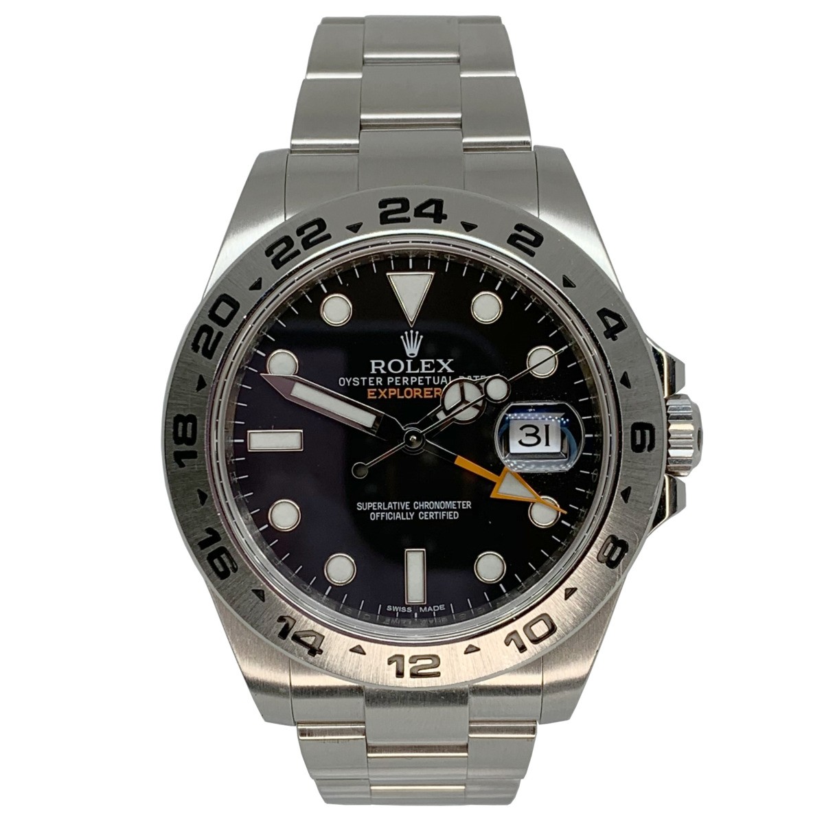 エクスプローラー2 216570 SS オイスターブレス ブラックダイヤル