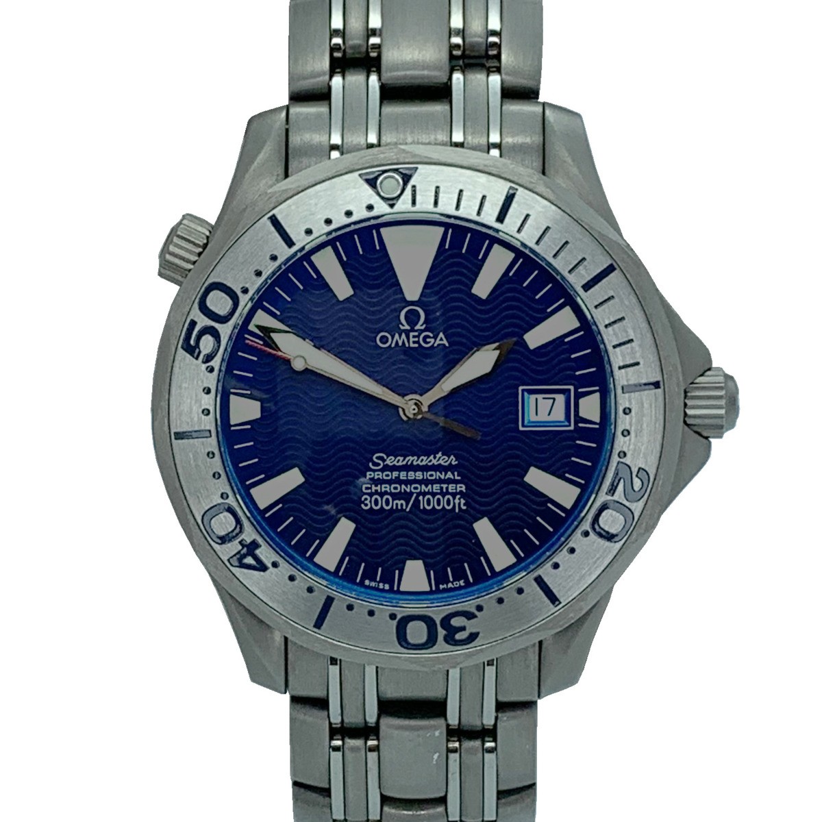 シーマスター 300M 2231.80.00 TI ブルーダイヤル